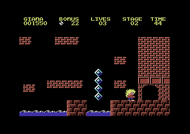 Great Giana Sisters screenshot 4 for Commodore 64